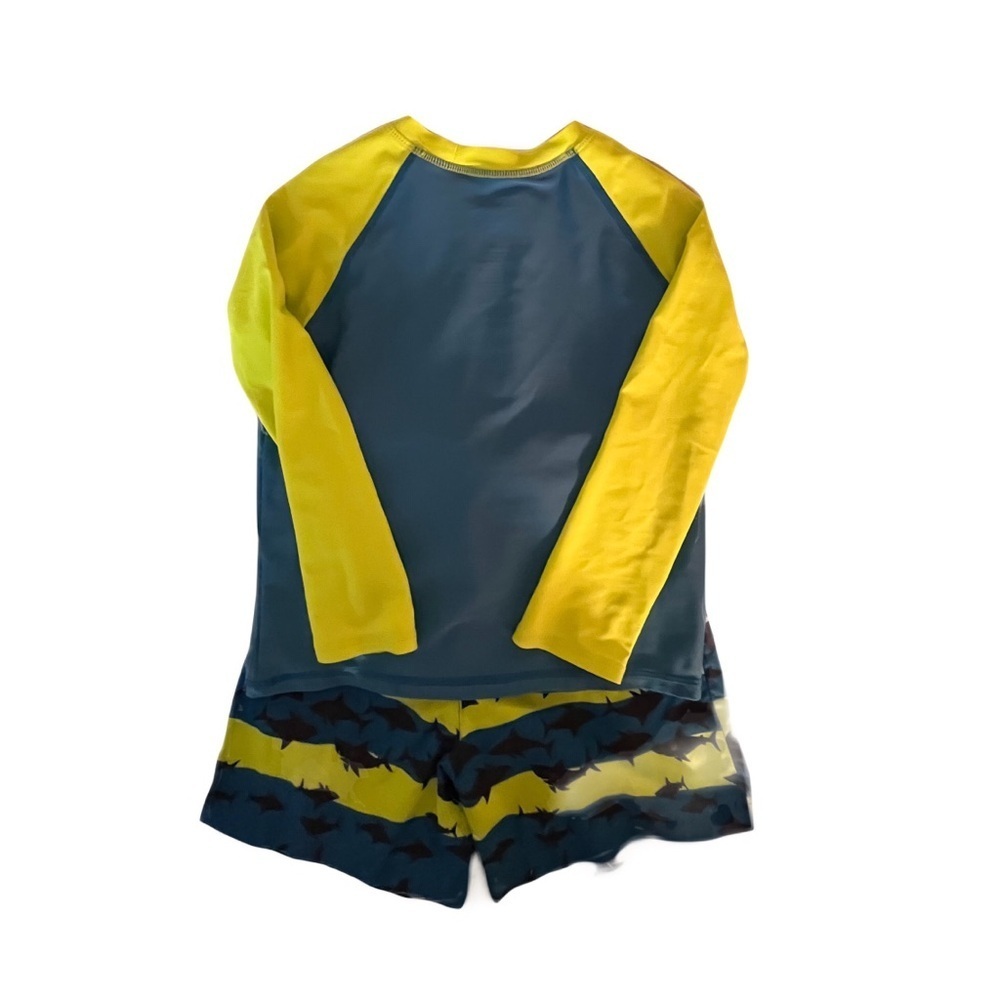 Jumping Beans Blue and Yellow Shark Rashguard Set - Picture 5 of 5